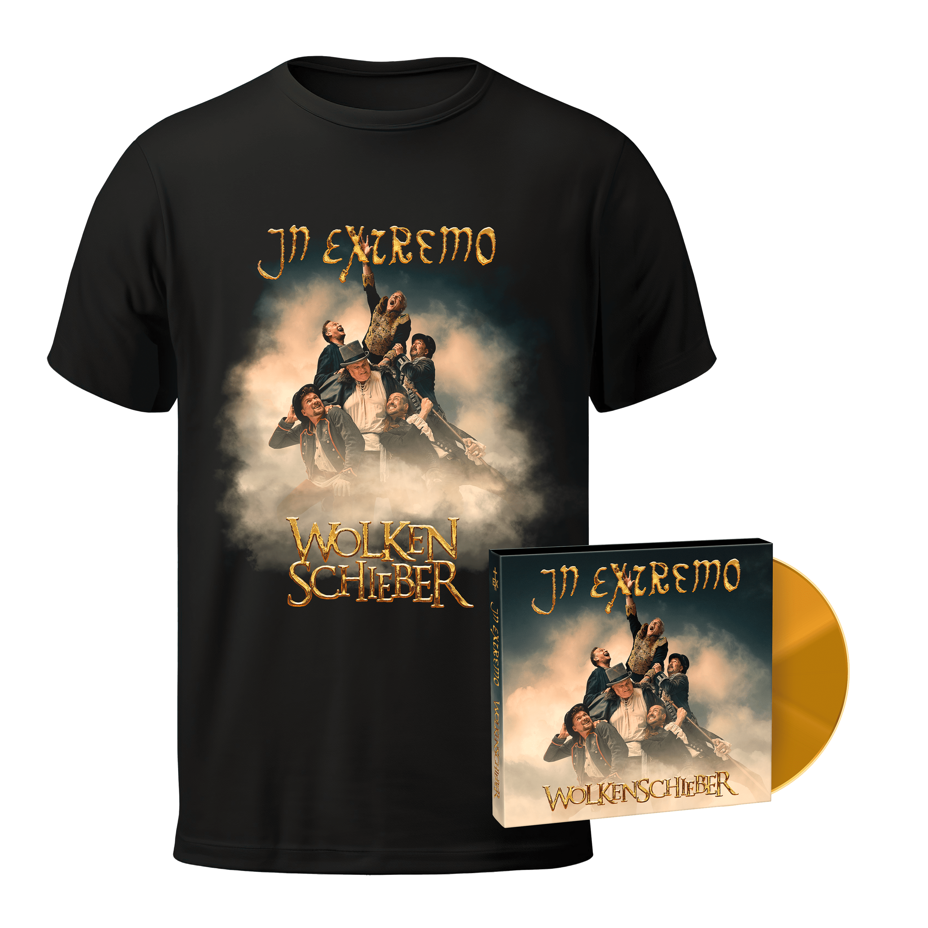 In Extremo Wolkenschieber Ltd. Deluxe CD (14 Tracks) + T-Shirt 365569