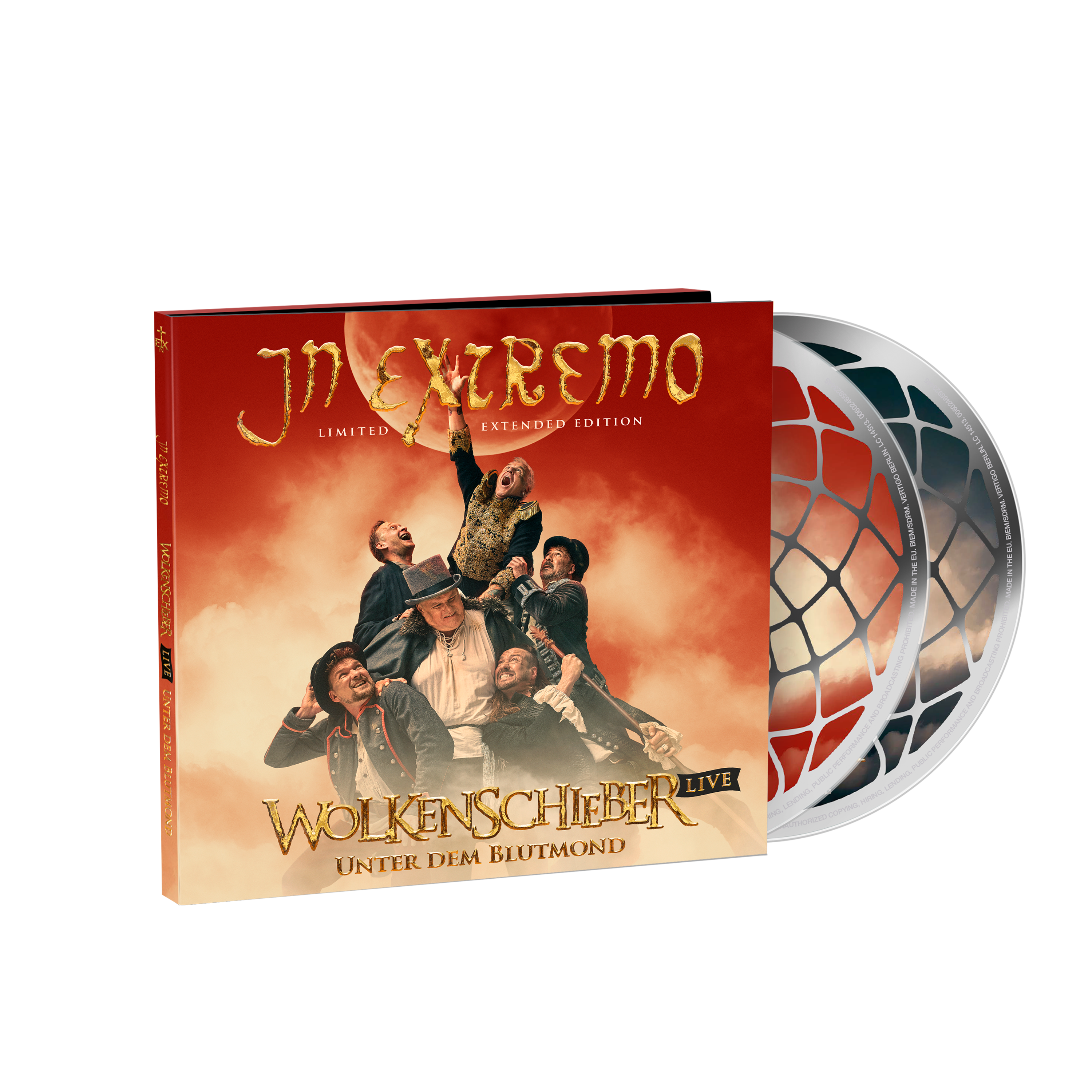 In Extremo Wolkenschieber (Ltd. Extended Edition) – Unter dem Blutmond LIVE (Ltd. 2CD) 400522