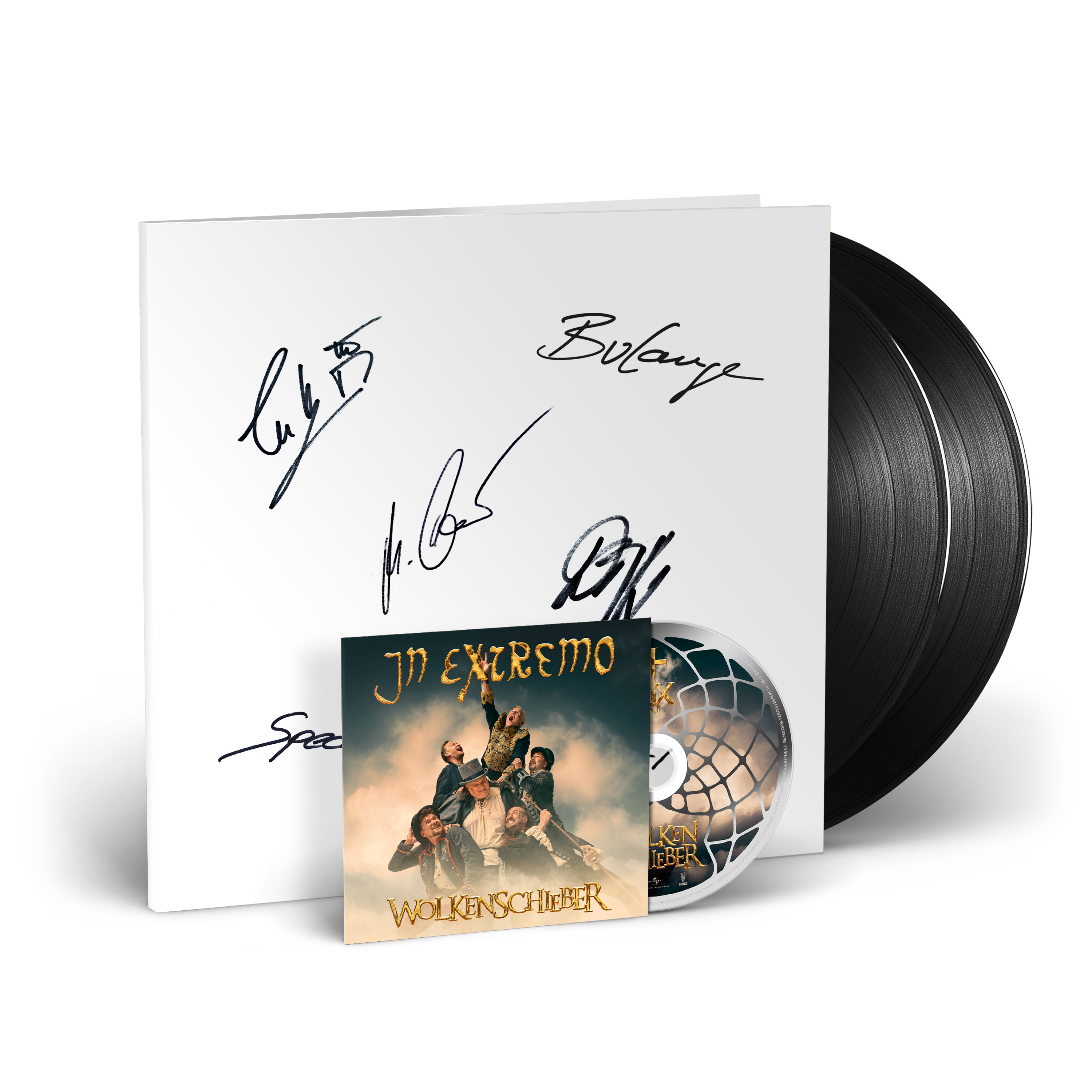 In Extremo Wolkenschieber (Ltd. Extended Edition) – Unter dem Blutmond LIVE Ltd. sign. White Label 2LP + CD) 400810